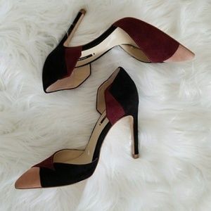 Zara Color block Heels